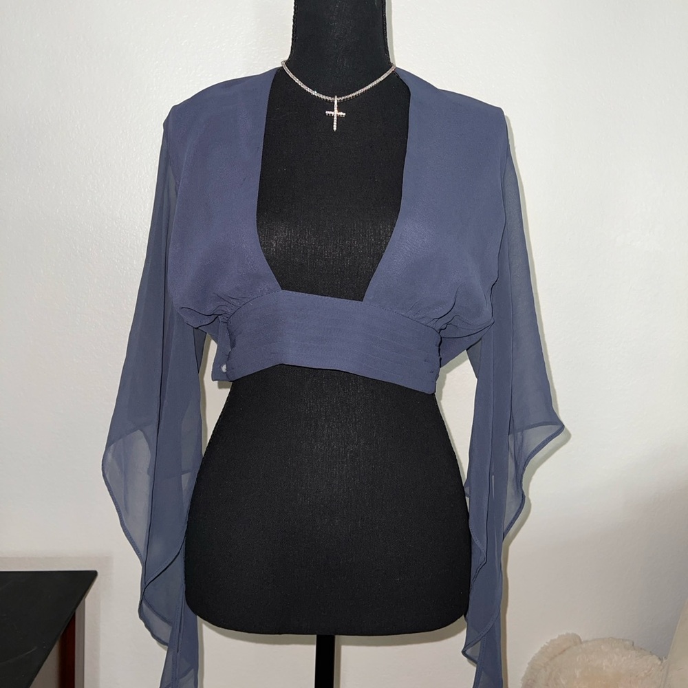 Deep plunge top